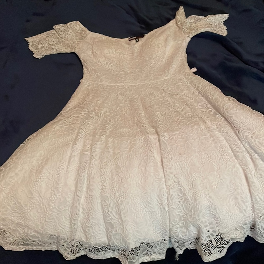White homecoming dress size small